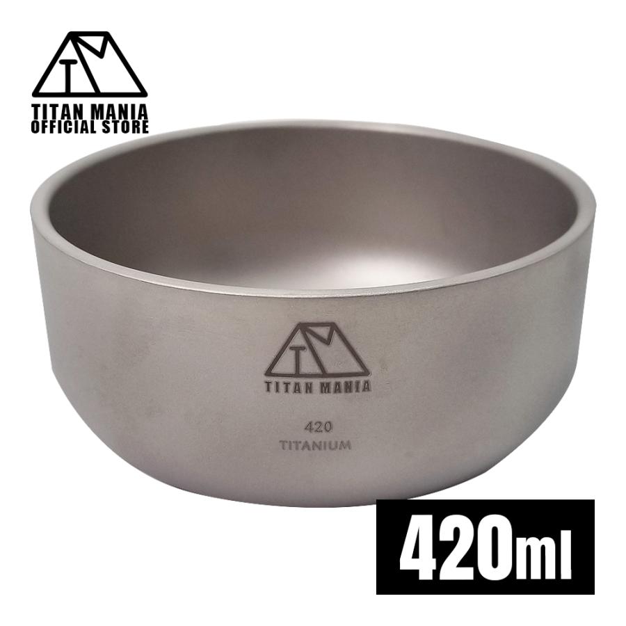 TITAN MANIA（チタンマニア） ボウル L 皿 チタン製 キャンプ 軽量 お