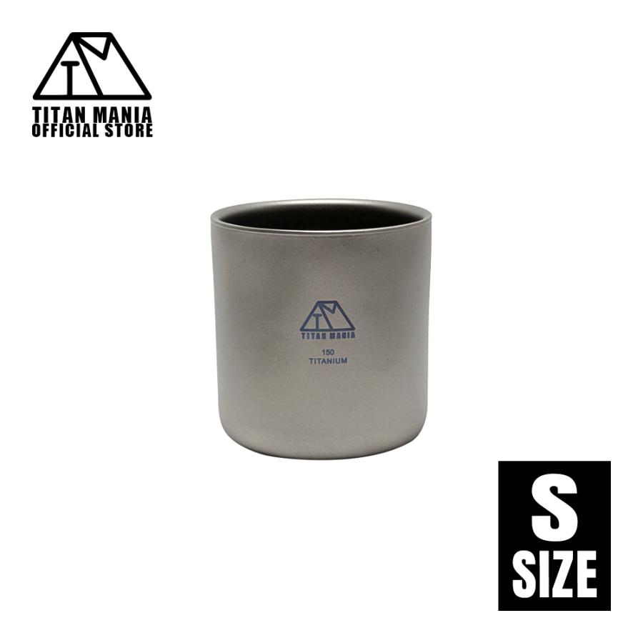 TITAN MANIA（チタンマニア） ダブルウォールカップ 120ml Sサイズ