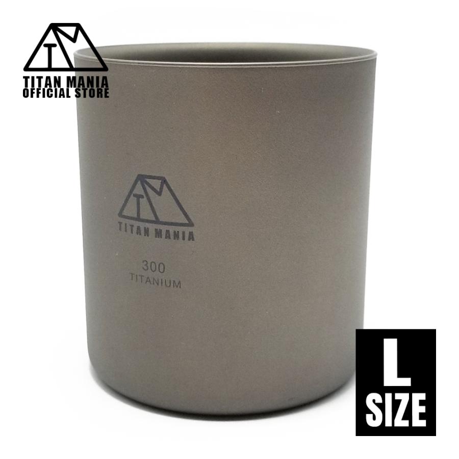 TITAN MANIA（チタンマニア） ダブルウォールカップ 300ml Lサイズ