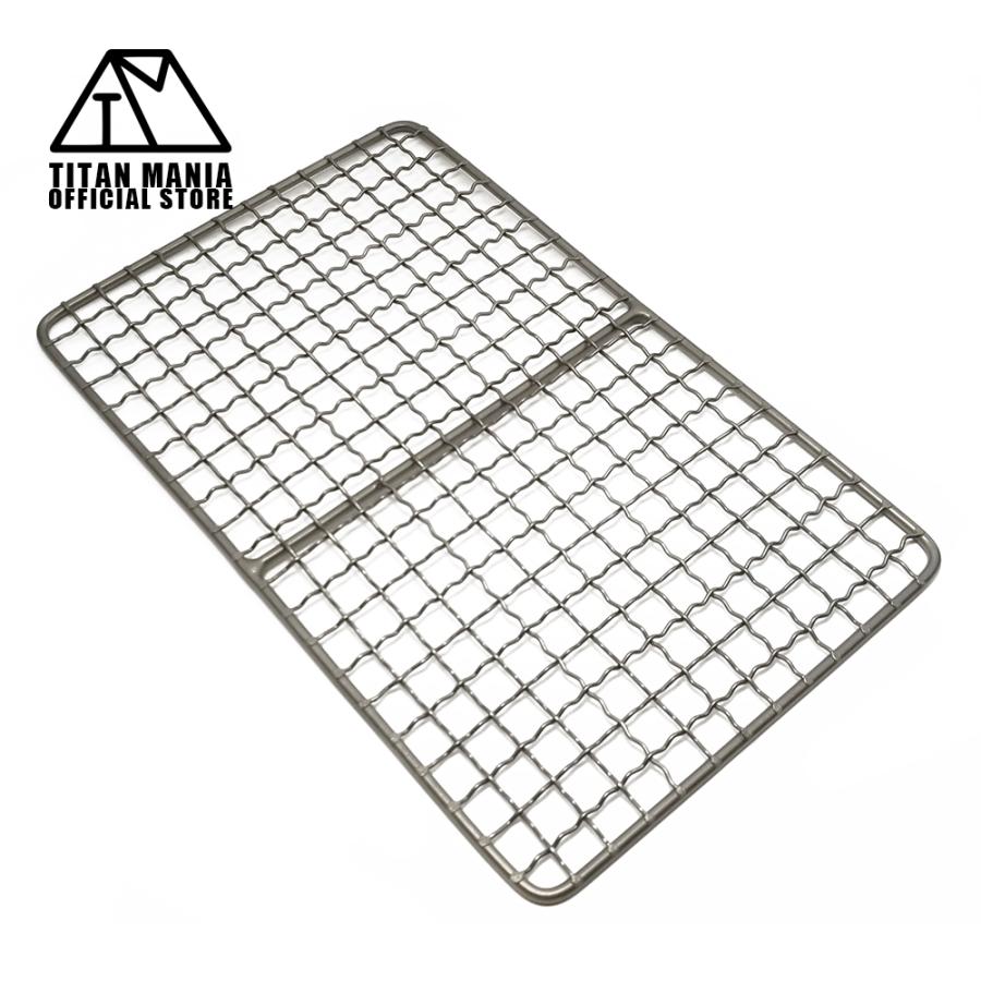 TITAN MANIA（チタンマニア） 網 超軽量 バーベキュー 焼き網 チタン製