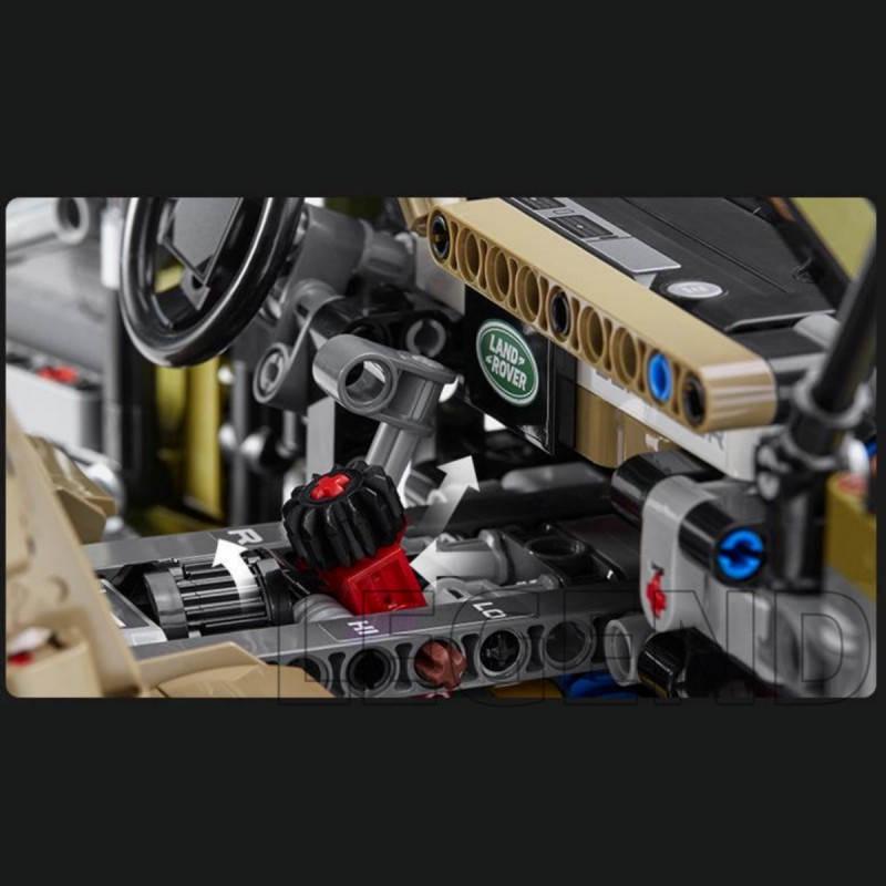レゴ 互換 ブロック ランドローバー ガーディアン ラジコン おもちゃ クロスカントリーカー 知育玩具 子供 積み木 組み立て モデル クリスマス プレゼント｜legend-store123｜15