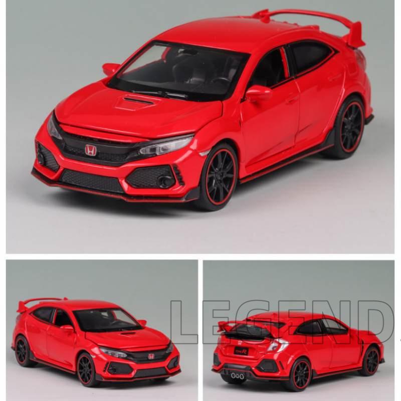 ホンダ シビック civic type-R 1/32 モデル ミニカー 合金製 おもちゃ 自動車模型 ライト サウンド ギフト プレゼント 3色｜legend-store123｜13