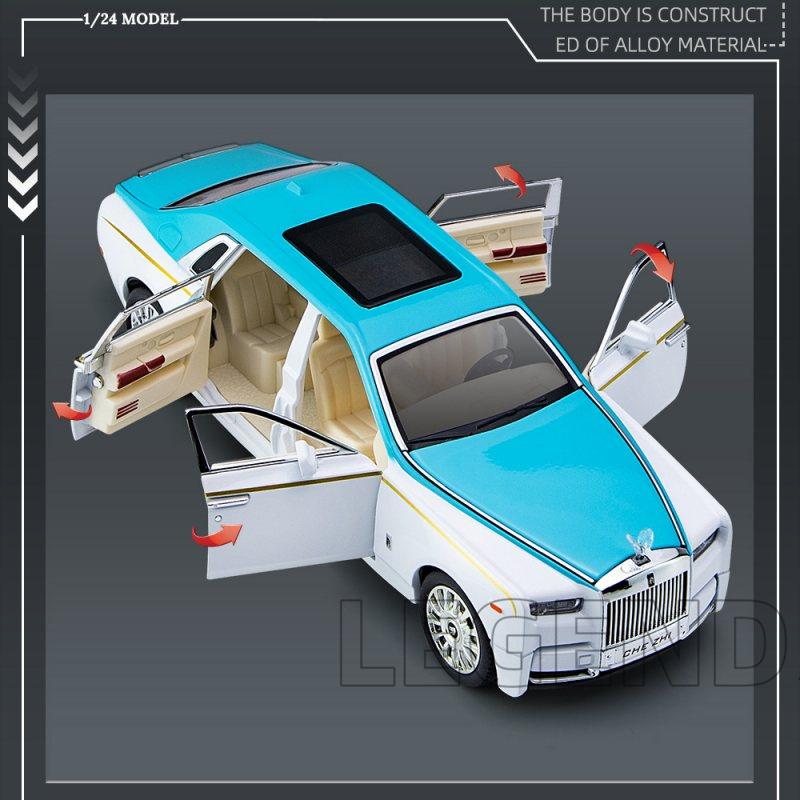 ラグジュアリー ロールスロイス 幻影 合金 モデル おもちゃ 車 自動車模型 1/24 シミュレーション サウンド ライト プルバック 6ドア ギフト プレゼント 4色｜legend-store123｜14
