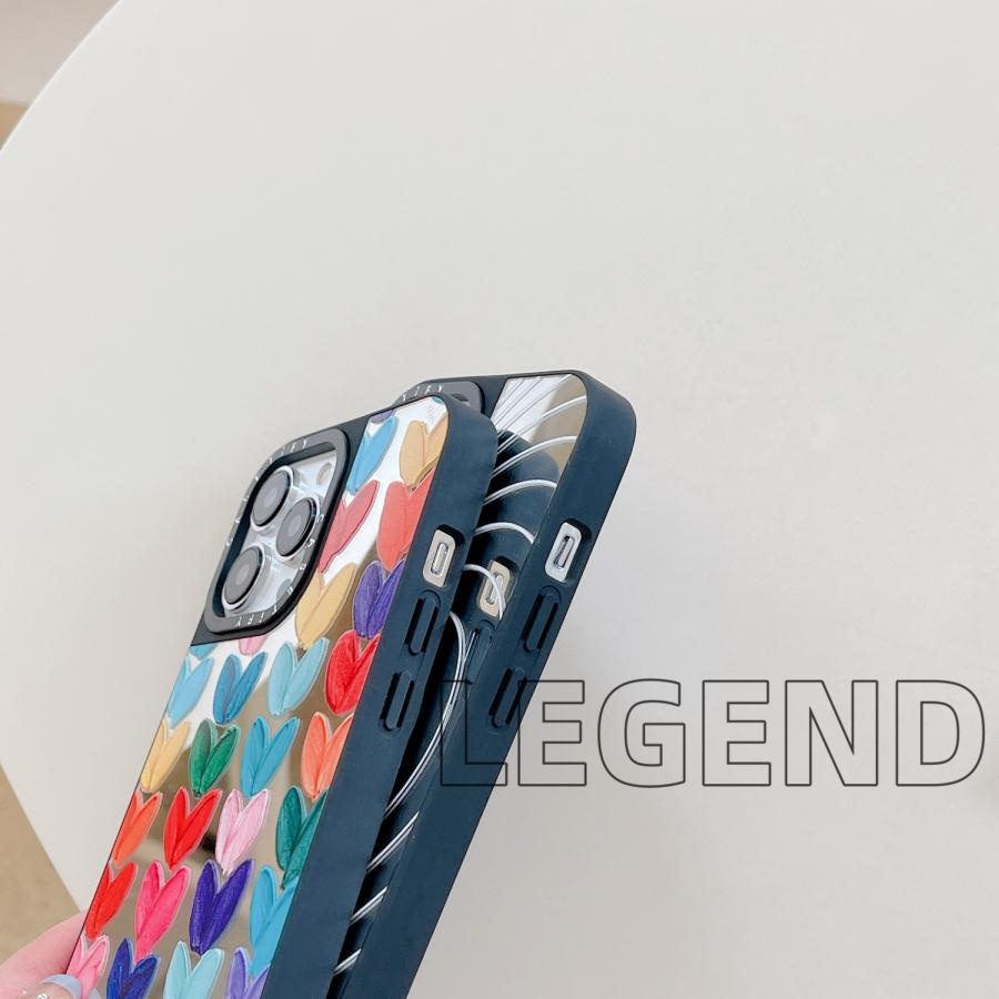 スマホケース iphoneケース casetify ハート 耐衝撃 鏡面 かわいい インスタ ins アイフォンケース iphone11 iphone12 iphone13 iphone14 iphone15｜legend-store123｜07