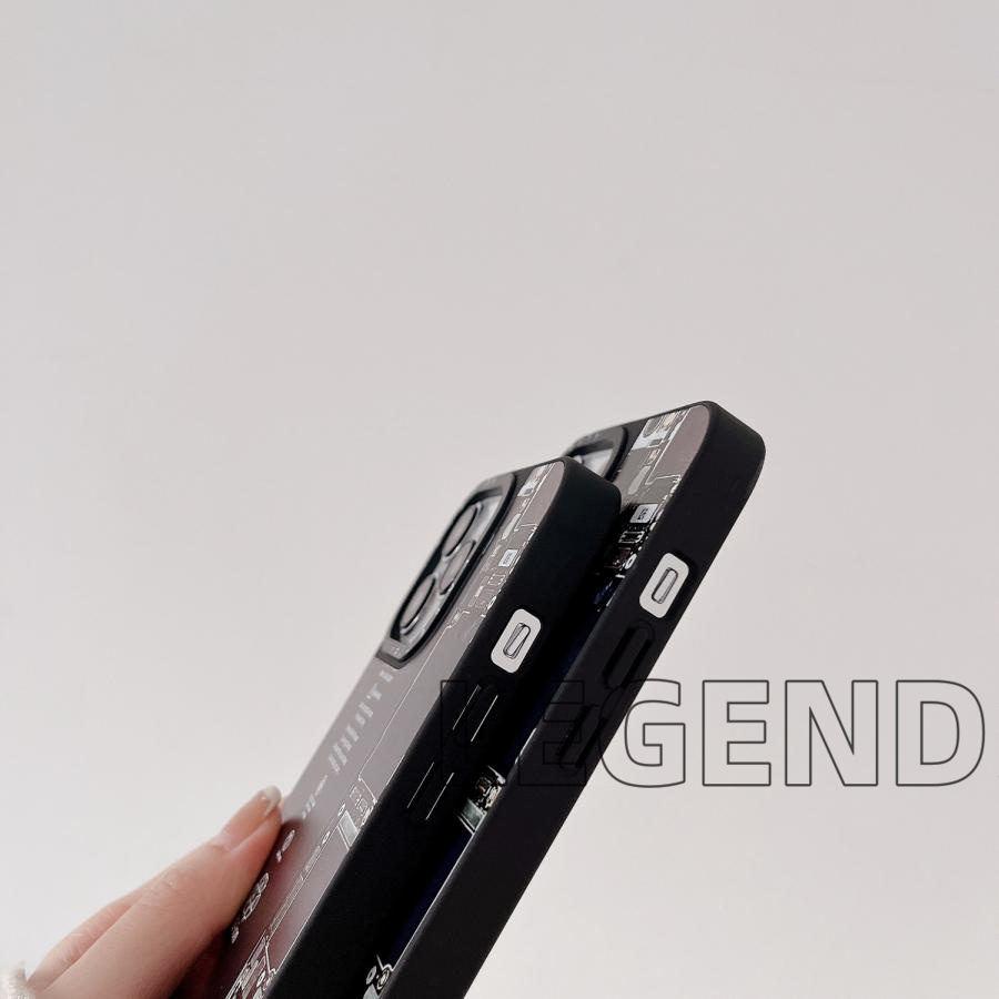スマホケース iphoneケース casetify 回路基板 ブラック ファッション 耐衝撃 インスタ アイフォンケース iphone11 iphone12 iphone13 iphone14 iphone15｜legend-store123｜03