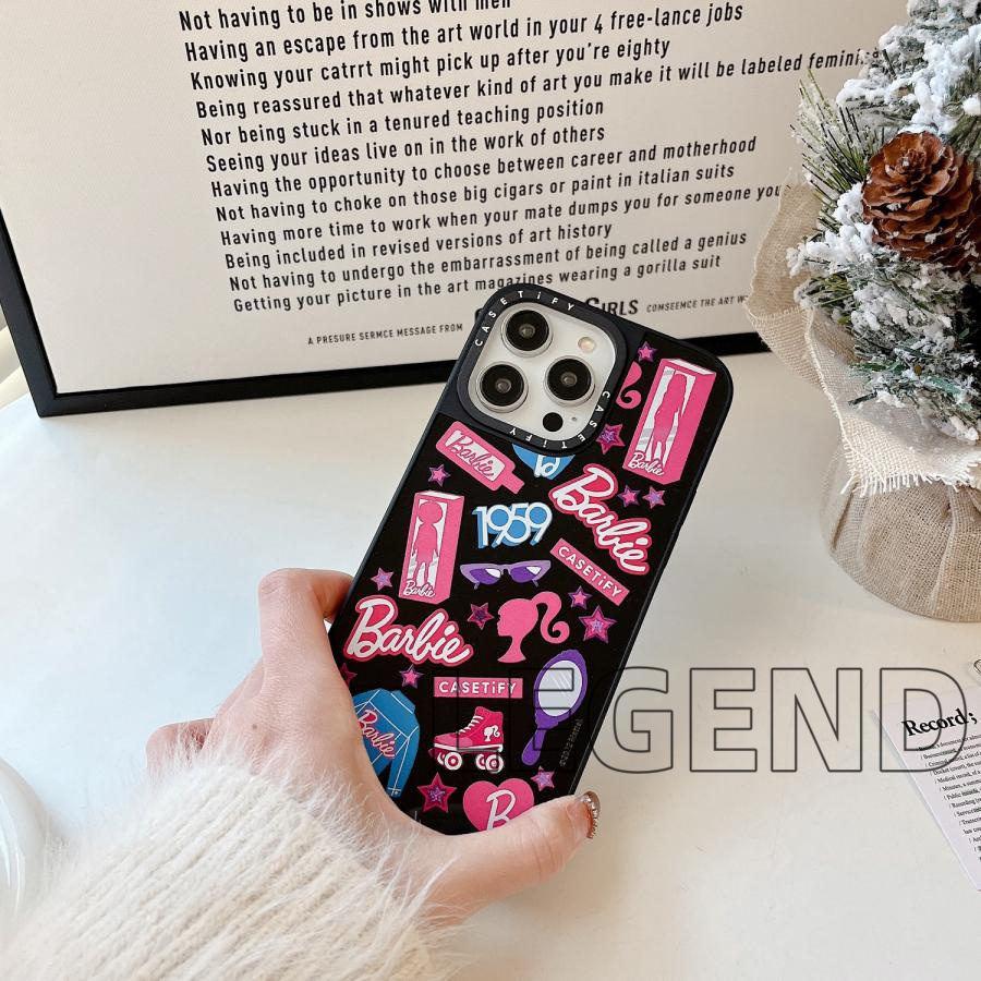 スマホケース iphoneケース casetify バービー ミラー付き ファッション ピンク 耐衝撃 アイフォンケース iphone11 iphone12 iphone13 iphone14 iphone15｜legend-store123｜08