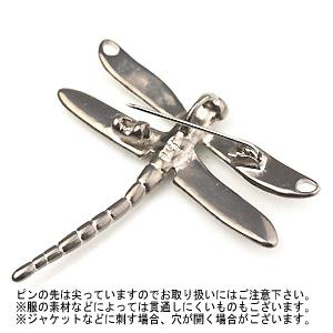 チタン ブローチ  ペンダントトップ とんぼ BR137 ピンブローチ ヘッド チャーム ネックレス 勝ち虫 蜻蛉 金属アレルギー対応 レジエ レジェ leger | ブランド登録なし | 01
