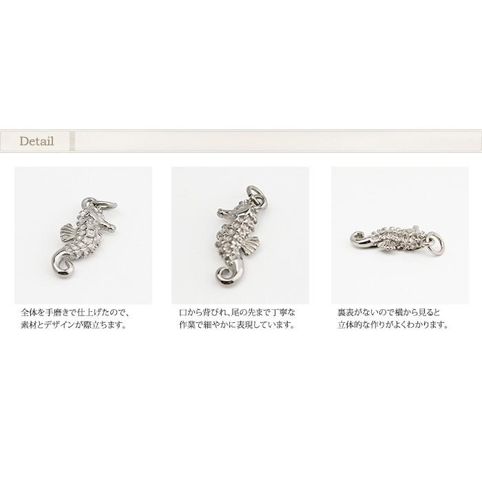 チタン ペンダントトップ シーホース T134 竜の落とし子 タツノオトシゴ ネックレス ペンダントヘッド チャーム 金属アレルギー対応 レジエ レジェ leger | leger | 02