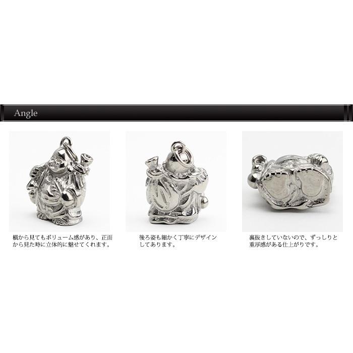 【20%OFFクーポン配布】 チタン ペンダントトップ 七福神 布袋 布袋様 お守り 記念品 父の日 退職祝い 金属アレルギー対応 T168 | leger | 02