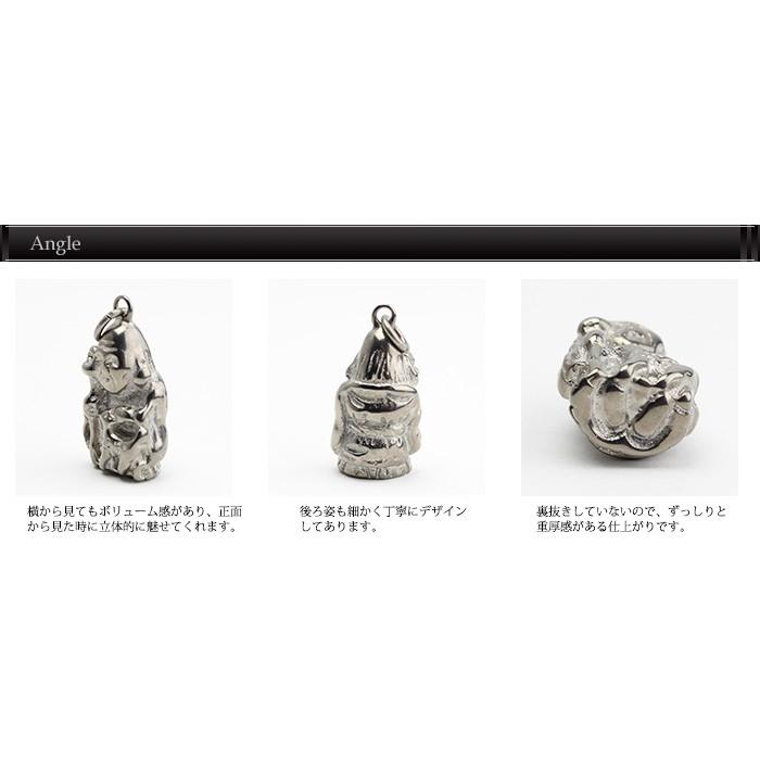 チタン ペンダントトップ 七福神 寿老人 T246 お守り 記念品 父の日 退職祝い　金属アレルギー対応 レジエ レジェ leger | leger | 02