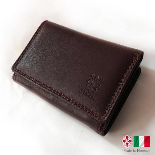 イタリア 本革 コンパクト ミニ財布 財布 カードケース メンズ 革