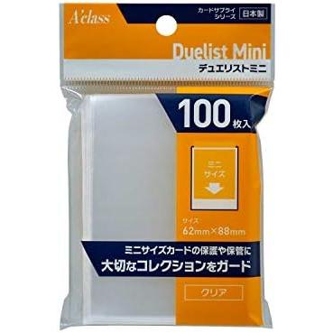 新品未開封アクラス スリーブ クリア デュエリストミニ 62mm×88mm30個 トレーディングカード 新品未開封アクラス スリーブ クリア
