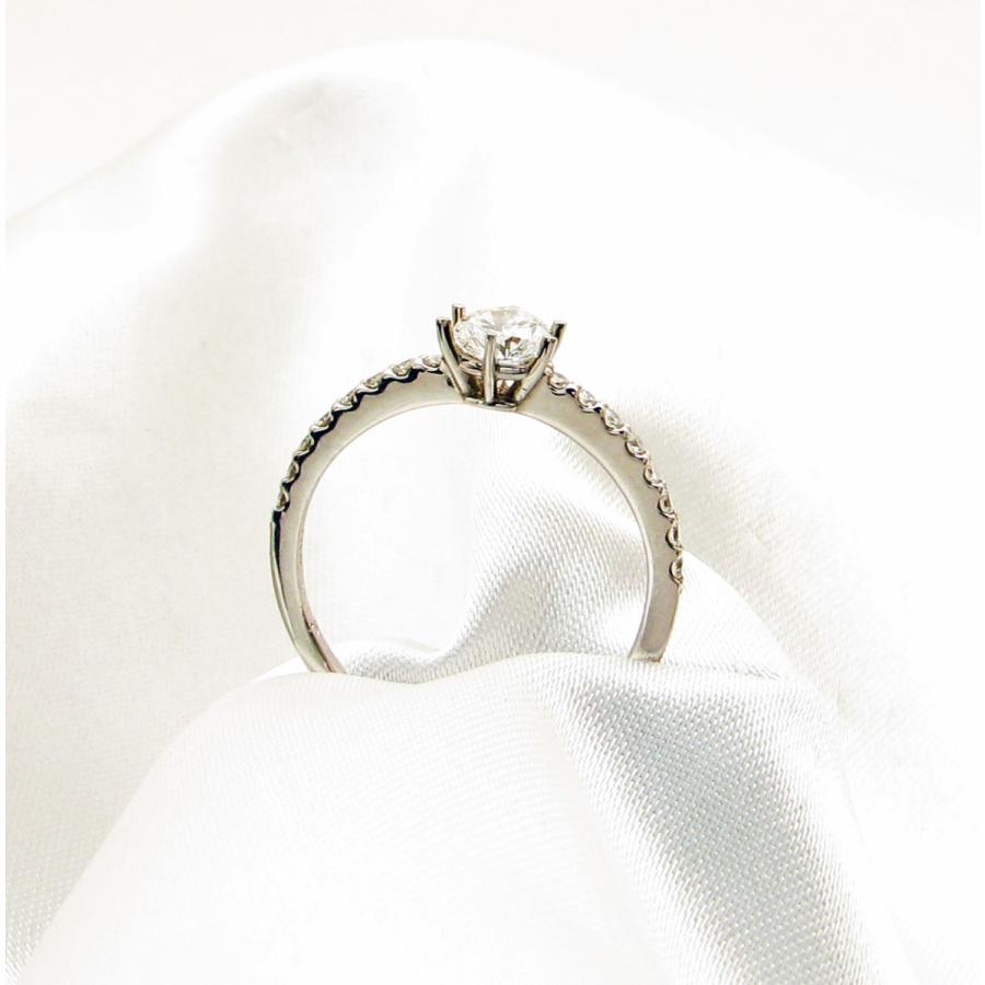 プラチナ ダイヤモンド リング 0.40カラットUP GIA鑑定書付き Dカラー