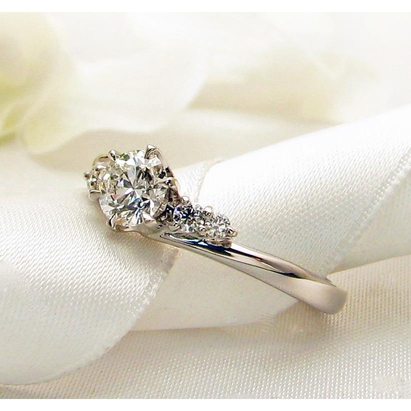 新しいコレクション 婚約指輪 安い ダイヤモンド プラチナ 0.5カラット