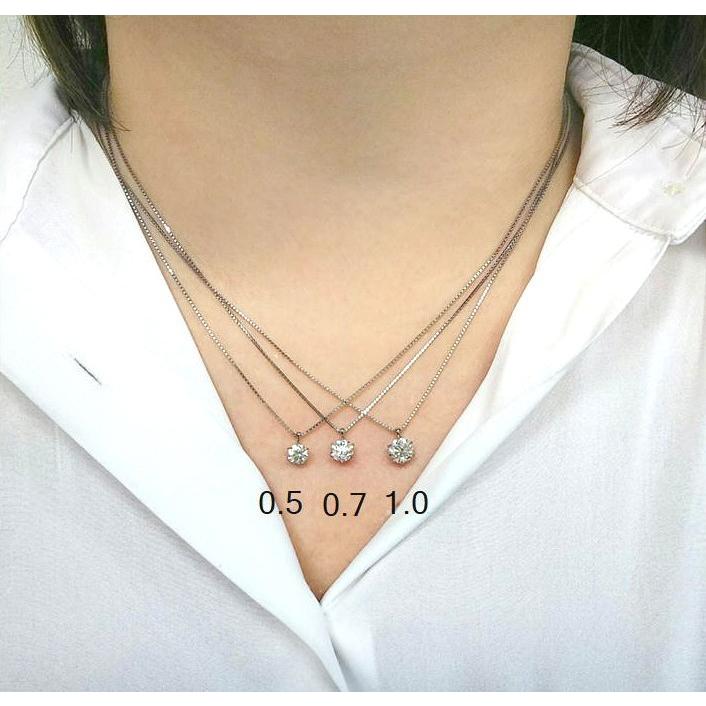 １カラット D Si2 3ext Gia プラチナ一粒ダイヤネックレス 730 G レハイムyahoo 店 通販 Yahoo ショッピング
