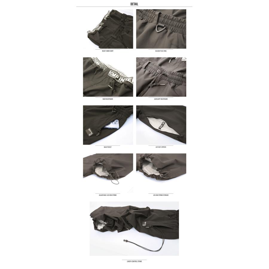 Romp 180 Pants / korea スノーボードウェア/韓国 snowboard Pants