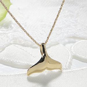 K18YG WHALE TAIL ペンダント 送料無料 K18 18金 18金 ゴールド ハワイ アロハ カヒコ クジラの尾 クジラのしっぽ プレゼント 人気 可愛い ペンダント ALH-0004の画像