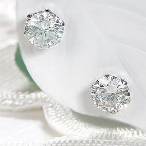Pt900 K18YG 一粒 ダイヤモンド スタッド ピアス 0.7ct シリコンダブルロックキャッチ 送料無料 品質保証書 K18 18金 ゴールド ダイヤ 定番 プラチナ ALH-0048の画像