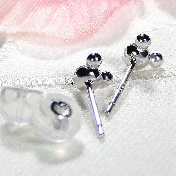 K18 YG WG ダイヤモンド スタッド ピアス 0.16ct 送料無料 18金 K18 ゴールド ダイヤ ねずみ 動物 アニマル 人気 可愛い ギフト プレゼント １粒 一粒 ALH-0247の画像
