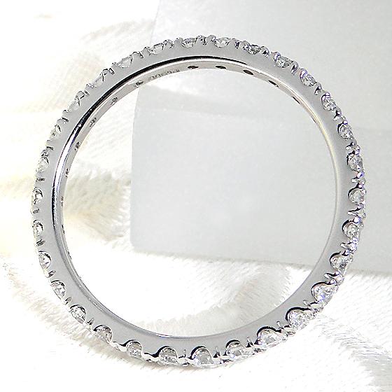 Pt900 ダイヤモンド フルエタニティ リング 0.50ct up プラチナ 指輪 ダイヤ エタニティ フルエタ ジュエリー ダイヤリング ダイヤモンドリング シンプル 人気の画像