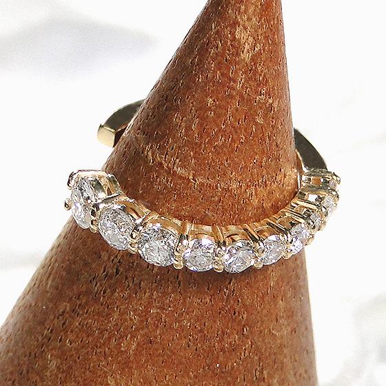 K18YG 0.30ct ダイヤモンド イヤーカフ 片耳用 送料無料 痛くない 挟むだけ 人気 ダイア ダイヤ 片耳 K18 ゴールド 18金 簡単着脱 ノンホール イヤカフ ALH-0326_1