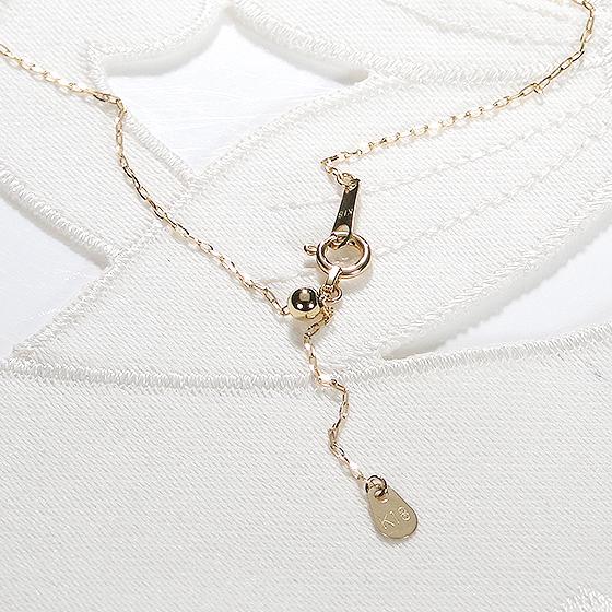 K18YG イニシャル 南京錠 ネックレス 送料無料 ネックレス 人気 アルファベット トレンド プレゼント 18K １８金 頭文字 鍵 カギ 地金 ゴールド 両吊り ALH-0372の画像