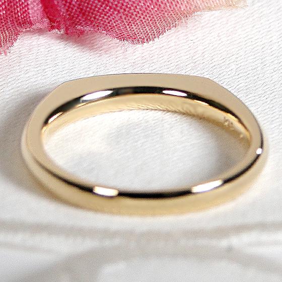 K18YG ダイヤモンド ユニセックス メンズ ピンキー リング 0.10ct 送料無料 K18 イエロー ゴールド 18金 ペア 男女兼用 小指 男性 父の日 指輪 人気 ALH-0435の画像