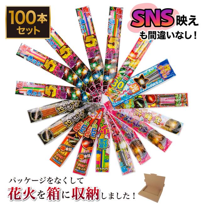Preime 花火 手持ち花火 100本セット パッケージ無し 「価格・品質比較