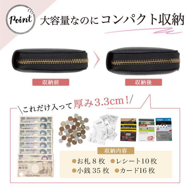 長財布 レディース イタリアンレザー  本革 牛革&羊革 大容量 多機能 財布 ラウンドファスナー　送料無料 |  | 03