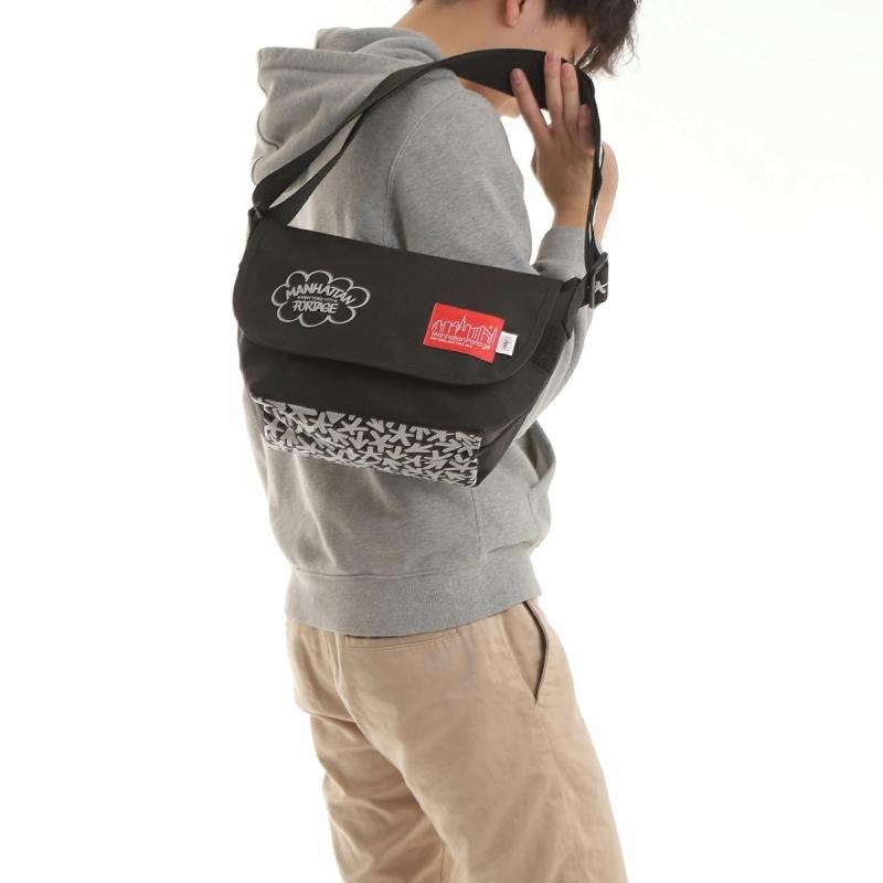 マンハッタンポーテージ ショルダーバッグ 1605JR HAZE ブラックカラー スポーク メッセンジャーバッグ Manhattan Portage Casual Messenger Bag JR Eric Haze｜leicester｜06