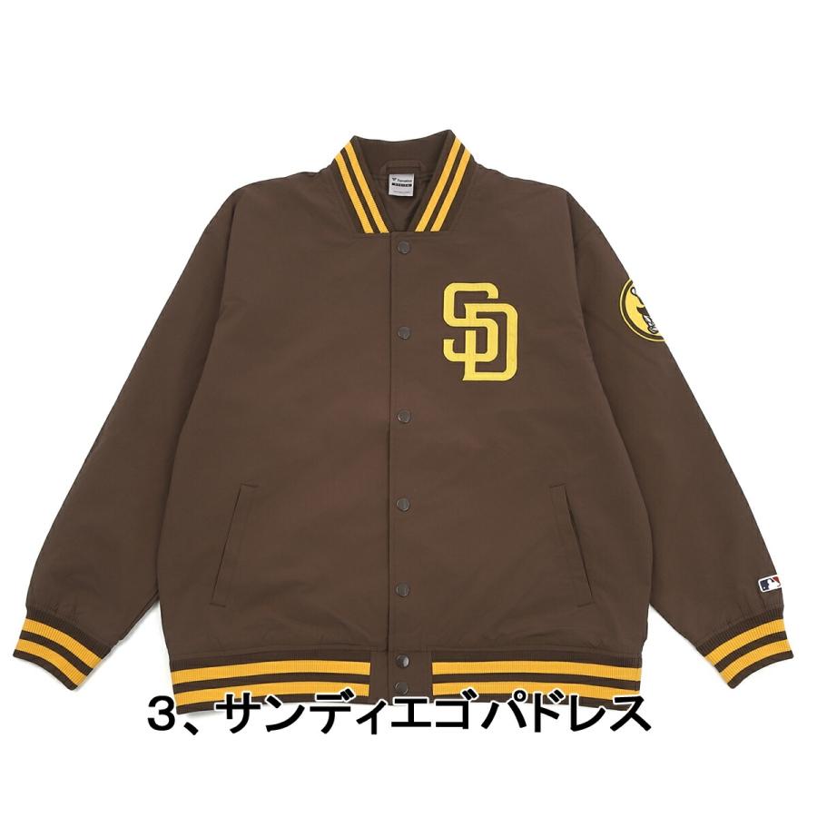 ☆美品☆サンディエゴ パドレス ナイロン スタジアムジャケット M ブラウン Fanatics（ファナティクス） ファナスティクス MLB LOGO NYLON STADIUM