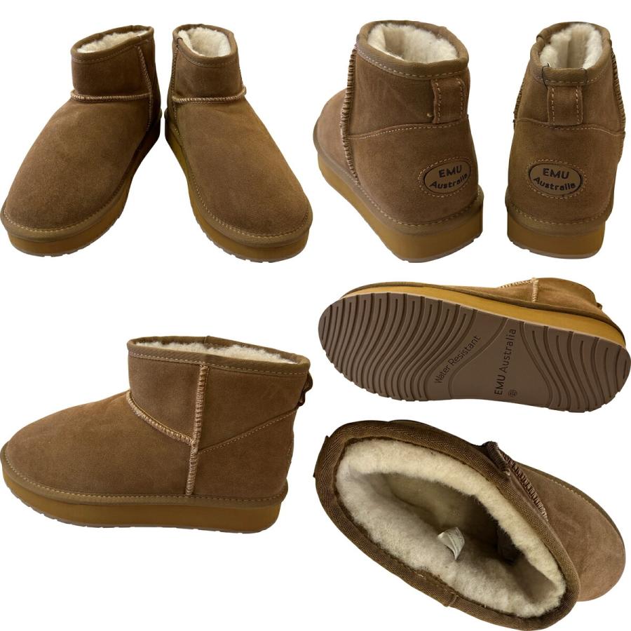 EMU Australia エミュ プラットフォーム マイクロ ウール 防水 ブーツ 天然 ウール W13252 防寒 保温 レディース ショート ミドル ボア ファー 正規店 | EMU Australia | 04