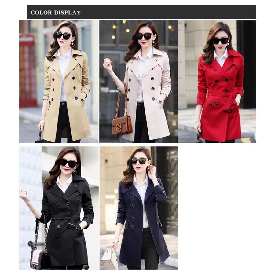 トレンチコート レディース アウター コート ジャケット ショート丈 ミディアム丈 シンプル 通勤 オフィス Ol 就活 春 秋 キレイめ Lcs72tyc Lei Closet 通販 Yahoo ショッピング