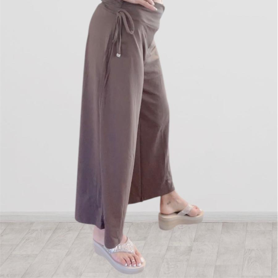 ワイドパンツ　フラ　ハワイ　レイマイカイ ワイドパンツ フラ ハワイ レイマイカイ 着画アップしました