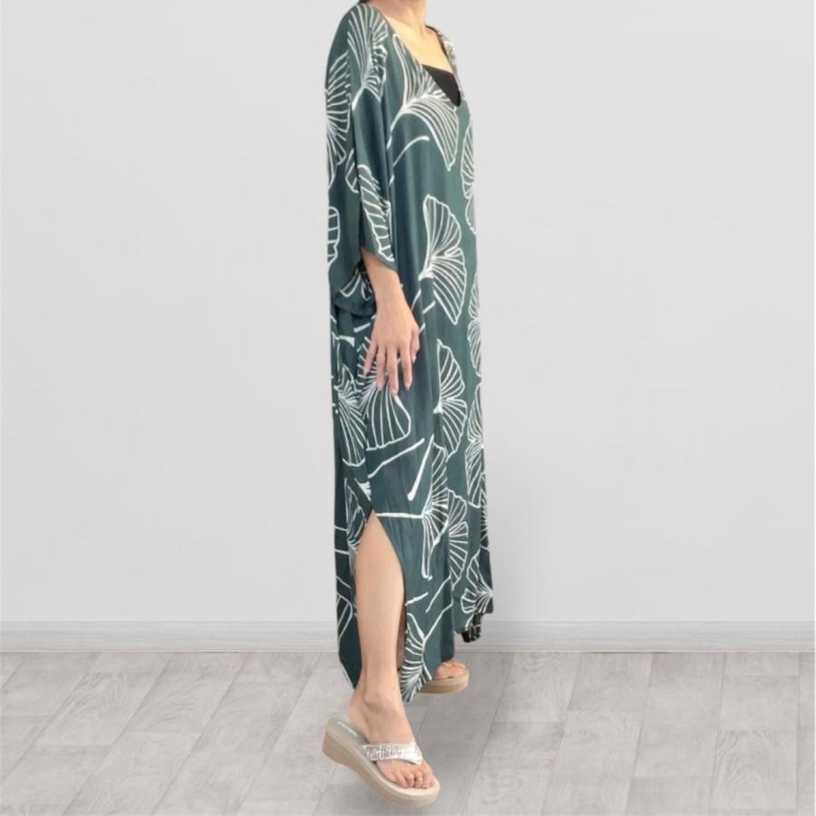 半袖ロングワンピース Designed in Hawaii レディース ハワイ