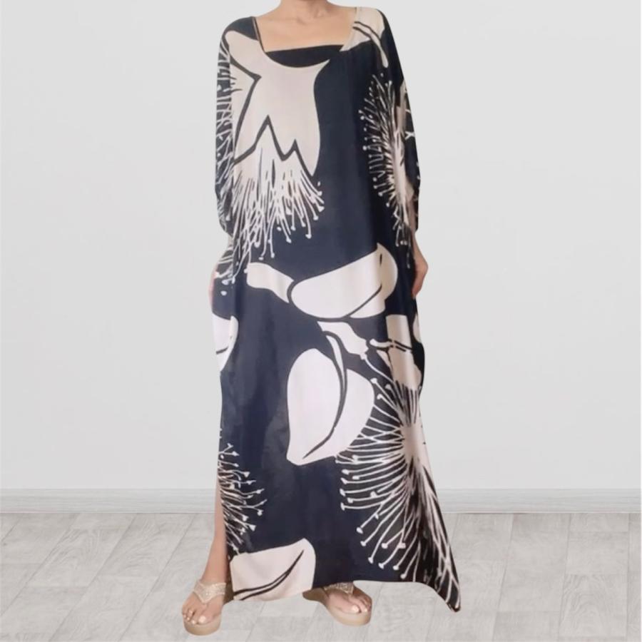 半袖ロングワンピース Designed in Hawaii レディース ハワイ