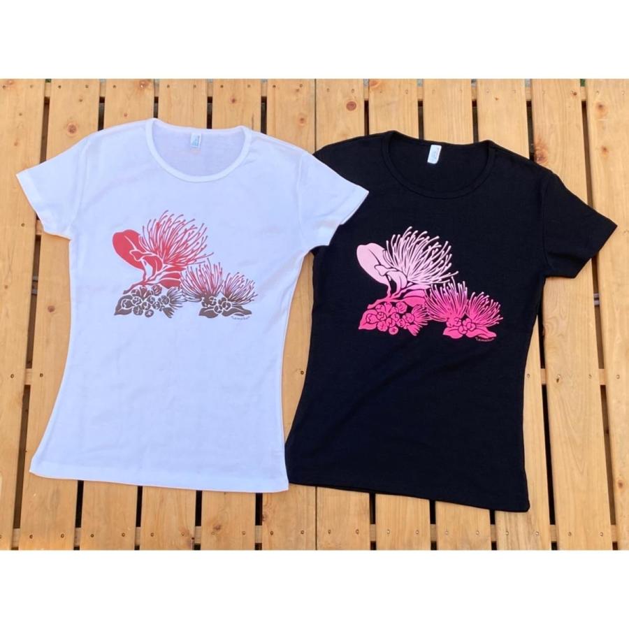 レフア 半袖Tシャツ フラ フラダンス レディース ハワイ ハワイアン