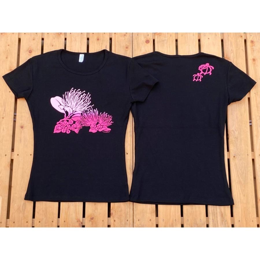 蘭鬼 パーカー Tシャツ レフア柄2枚セット フラダンス ハワイアン レフア 半袖Tシャツ フラ フラダンス レディース ハワイ ハワイアン