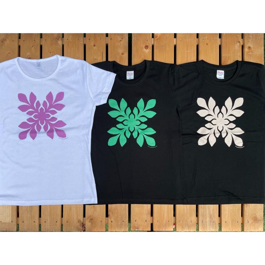 キルト 半袖Tシャツ フラ フラダンス レディース ハワイ ハワイアン