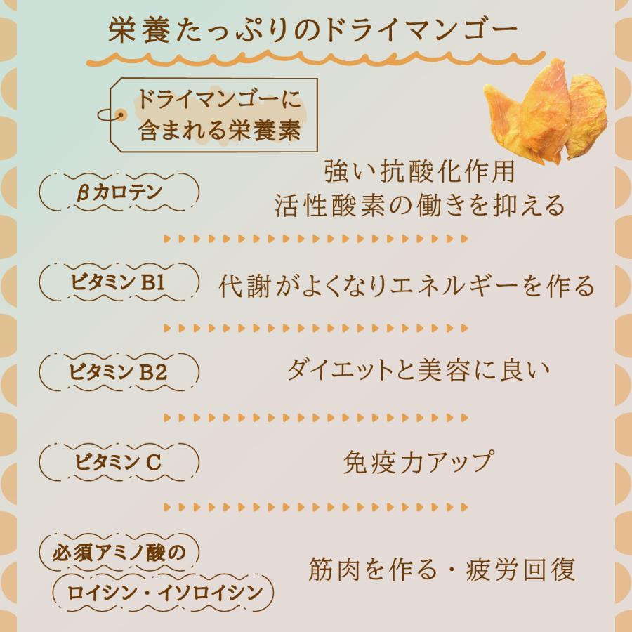 オーガニックドライマンゴー200g×2袋 砂糖不使用 無添加 有機JAS認証 有機ドライフルーツ アフリカ産 |  | 06
