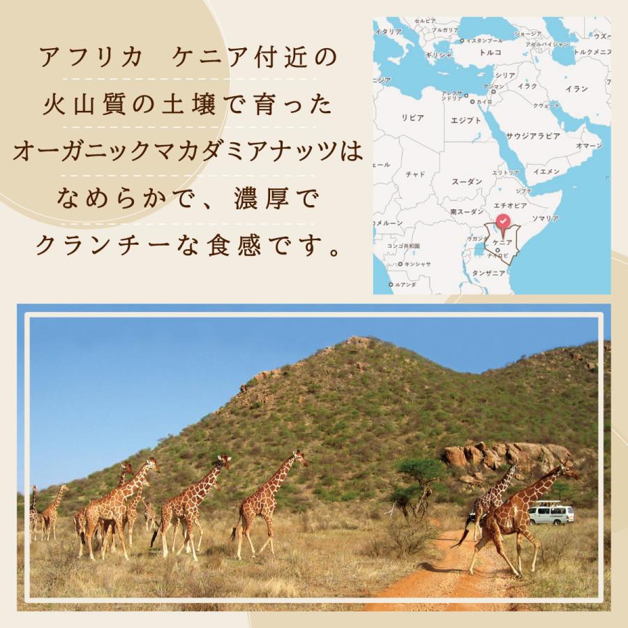 オーガニックマカダミアナッツ（生）100g/200g 有機JAS認証付き ノンロースト 無塩 無添加 植物油不使用 ヴィーガンナッツ ローフード ケニア産 |  | 02