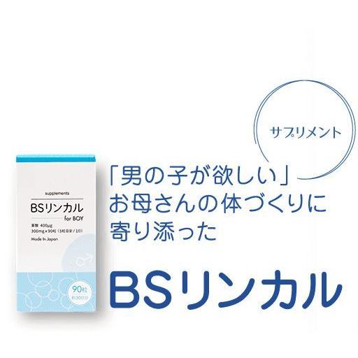 リンカルBS forBOY 男の子用 サプリメント 280mg×90粒 BSリンカル 葉酸