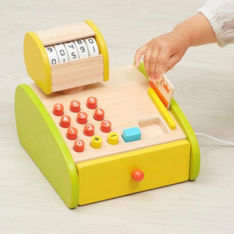 森のくるくるピッピ！レジスター エドインター 木製 おままごと 知育玩具 CEマーク 対象年齢3歳〜 |  | 04