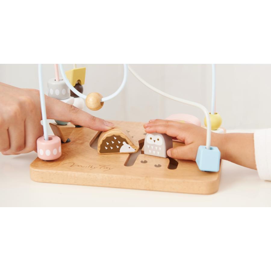 エドインター ミルキートイ アニマルマーチ(Milky Toy Animal March)　木のおもちゃ 誕生日 出産祝い 知育玩具 CEマーク 対象年令1歳〜 |  | 04