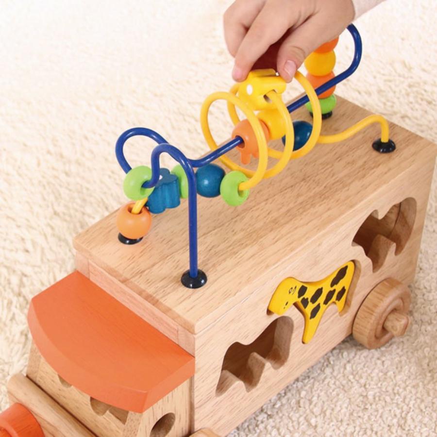 エドインター アニマルビーズバス 木のおもちゃ おもちゃ 知育玩具 出産祝い 1歳 2歳 3歳 男 女 誕生日クリスマスプレゼント 対象年齢 3歳〜 |  | 02