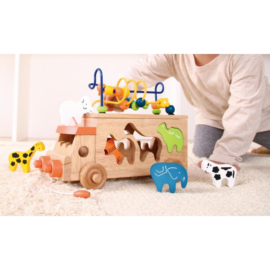 エドインター アニマルビーズバス 木のおもちゃ おもちゃ 知育玩具 出産祝い 1歳 2歳 3歳 男 女 誕生日クリスマスプレゼント 対象年齢 3歳〜 |  | 04