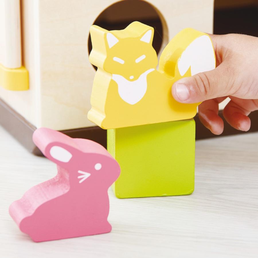 エドインター ようこそ！森のわくわくハウス 仕掛け おもちゃ ドールハウス 木のおもちゃ 赤ちゃん プレゼント 対象年齢 1歳〜 |  | 06