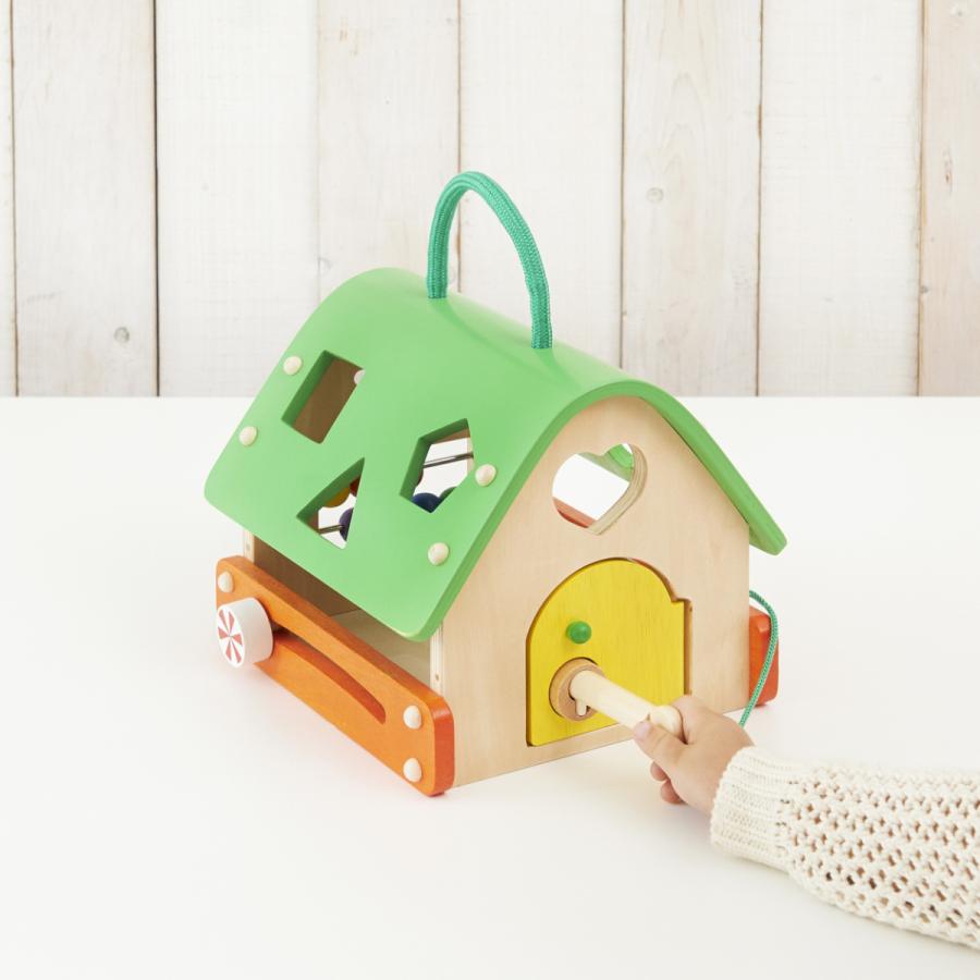 エドインター あそびのおうち 出産祝い 木のおもちゃ 知育玩具 かたはめ 型はめ 子供 プレゼント 赤ちゃん 男の子 女の子 対象年齢 1.5歳〜 |  | 04