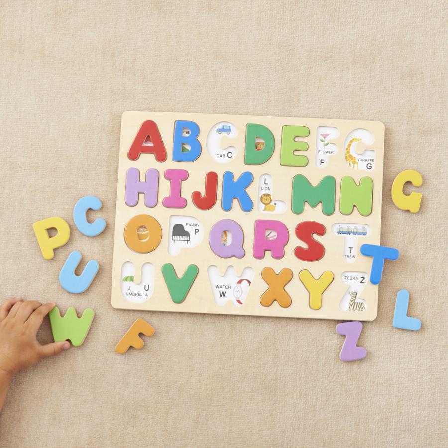 エドインター 木のパズル A・B・C 知育玩具 パズル 幼児 対象年齢 3歳から〜 |  | 01