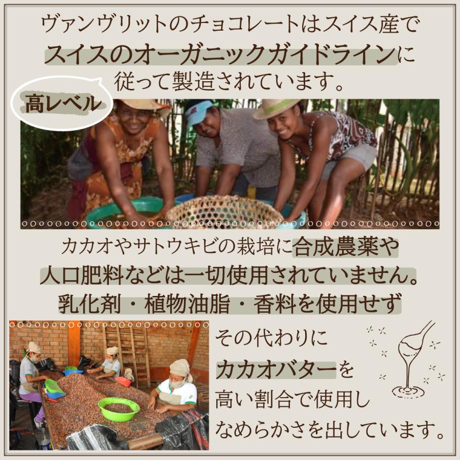 ヴァンヴリット オーガニッククーベルチュールチョコレート スイス産 有機JAS認証 ダーク88% 74% ミルク・ホワイト・ヴィーガン500g 1kg ビター 高カカオ 製菓用 | VAN VLIET | 02